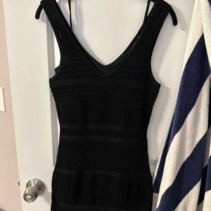 Bebe black body con dress